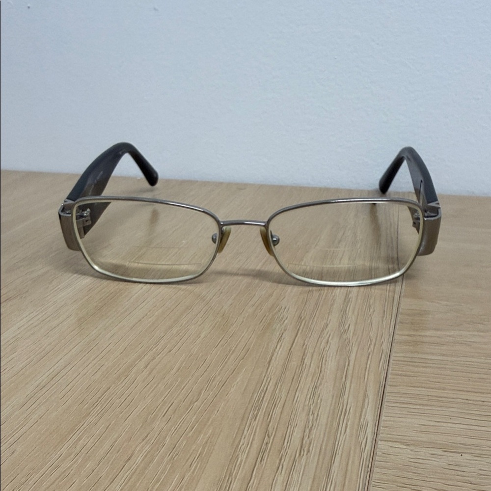Valentino Black and Silver Eyeglasses